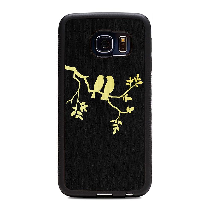 Чехол "Deep" - Birds | Oak (S6/S6 Edge)