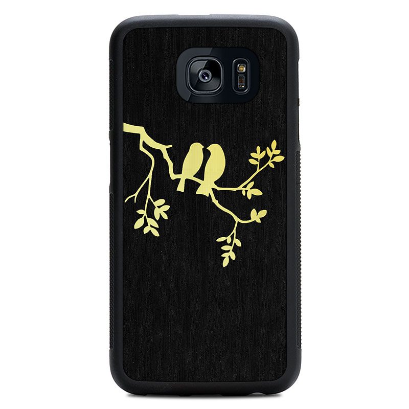 Чехол "Deep" - Birds | Oak (S7/S7 Edge)