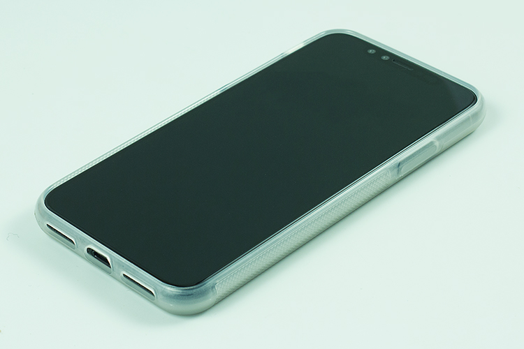 Полупрозрачный силиконовый чехол для iPhone X