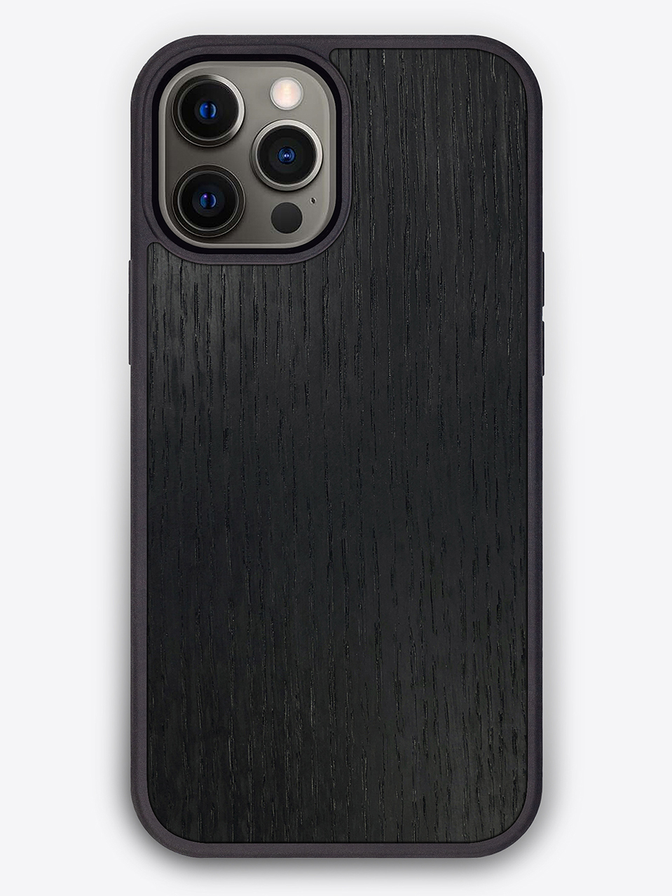 Деревянный чехол "Мореный дуб" для iPhone 12 Pro Max