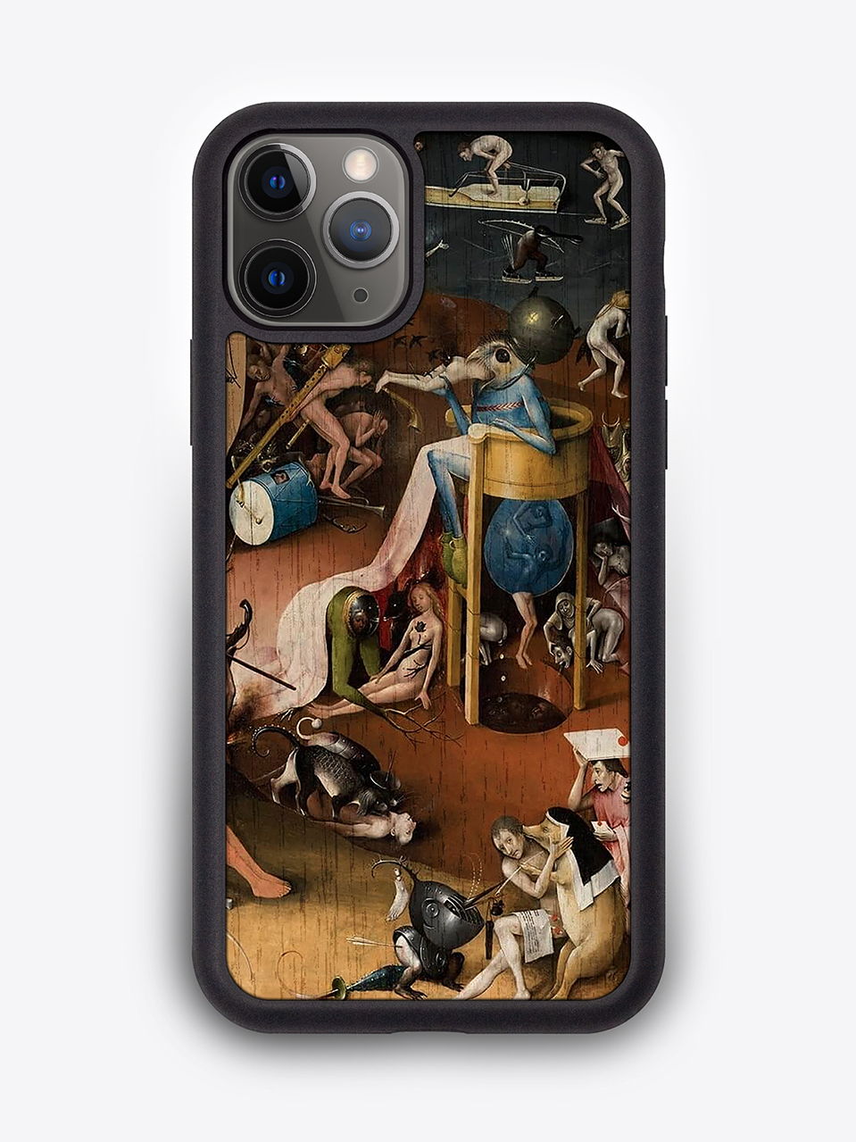 Деревянный чехол с цветной печатью "Сад земных наслаждений" для iPhone 11 Pro