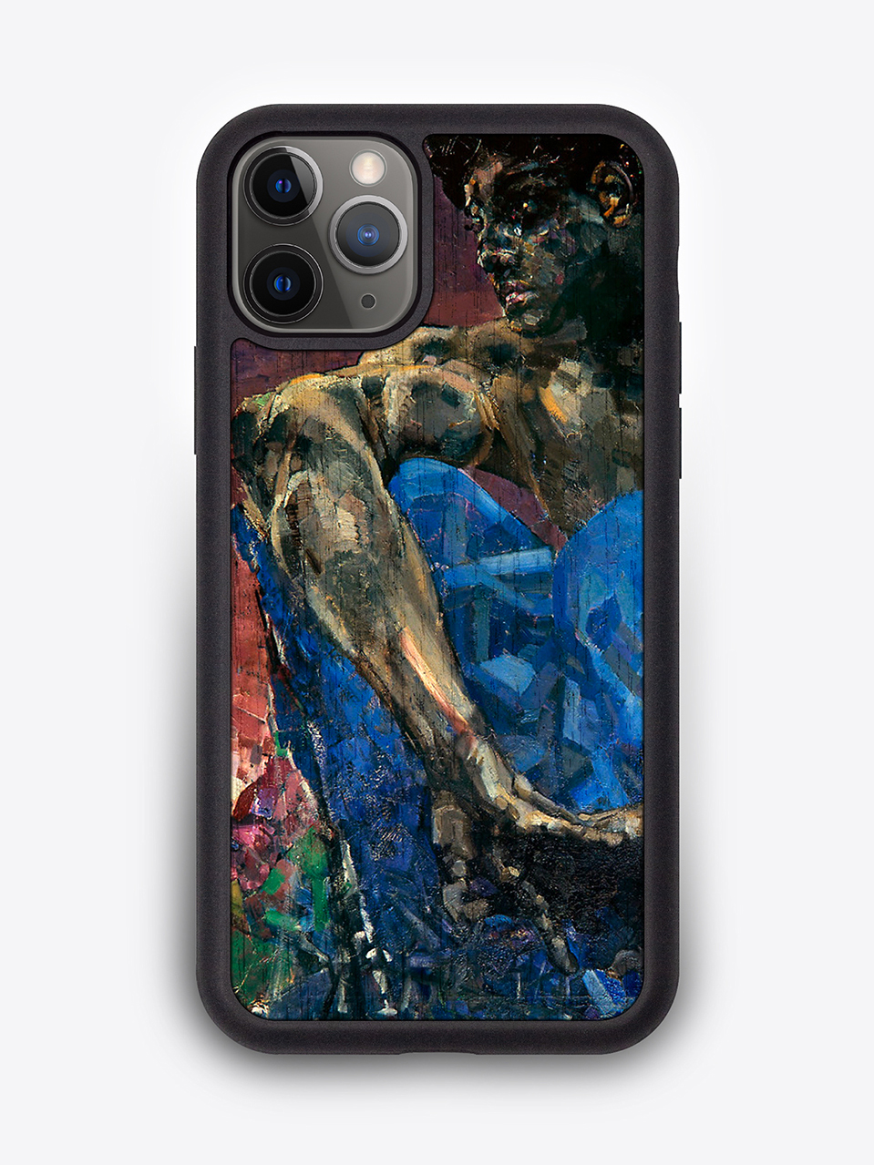 Деревянный чехол с цветной печатью "Демон" для iPhone 11 Pro