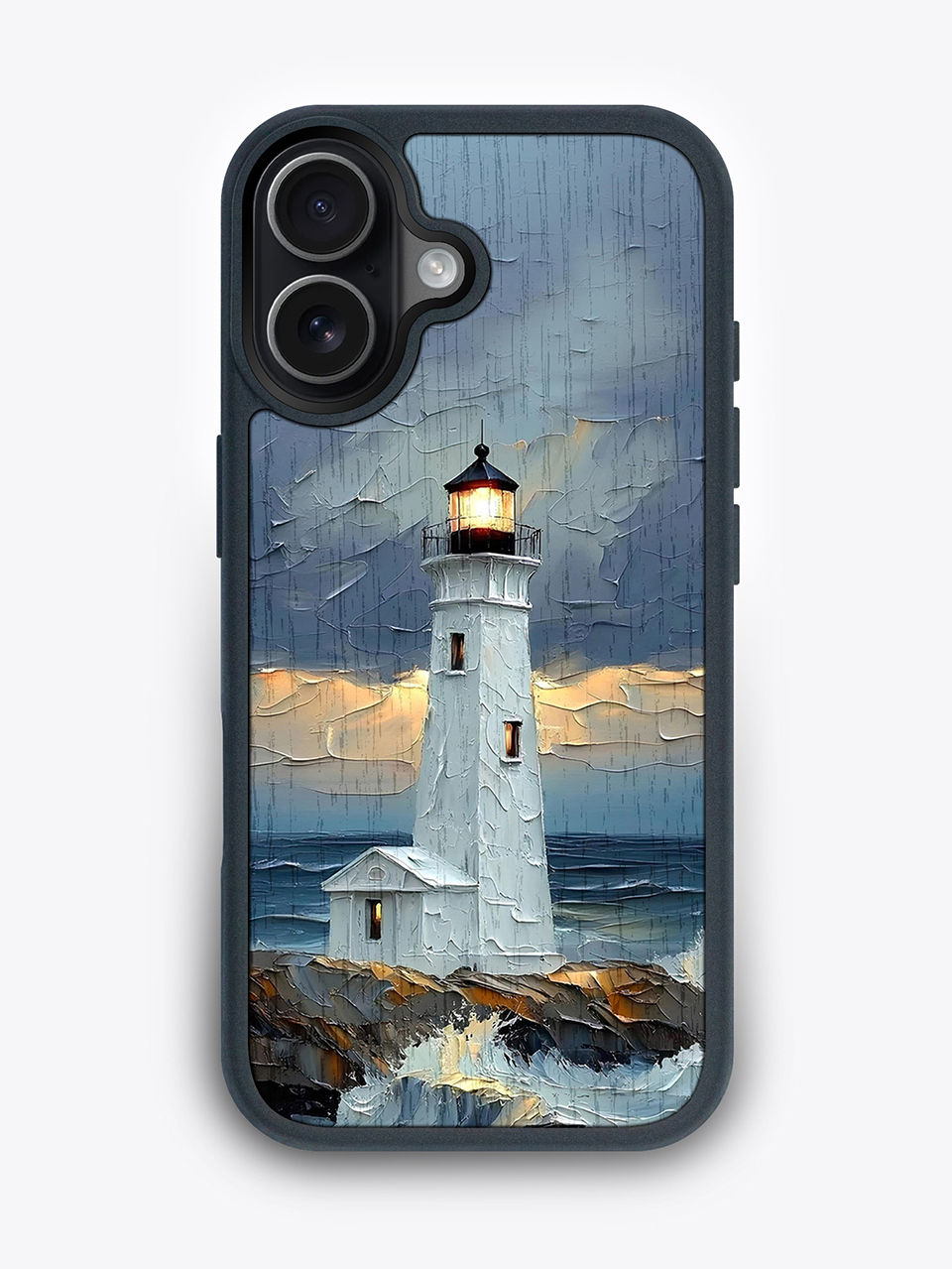 Деревянный чехол "Маяк" для iPhone 17