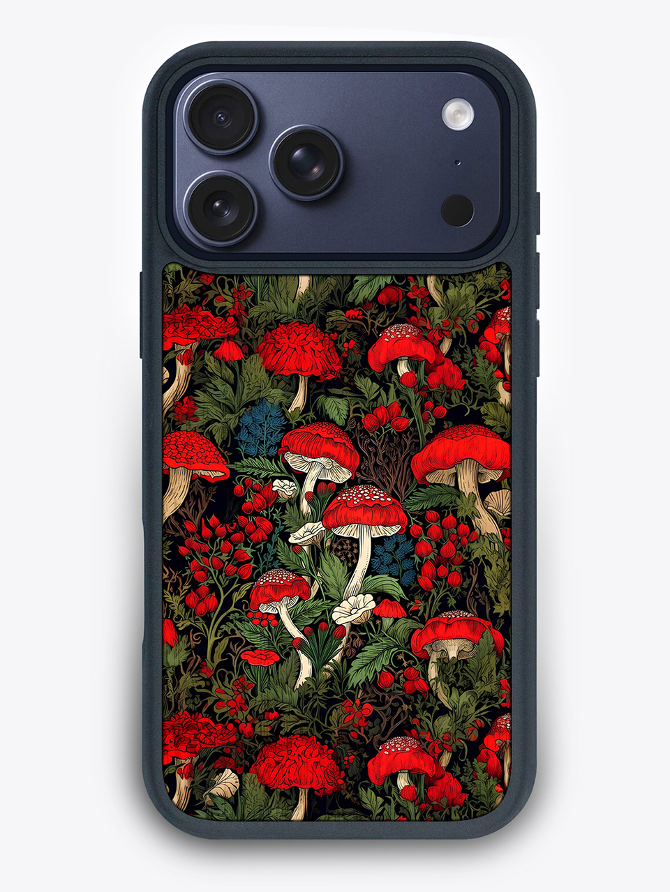 Деревянный чехол "Грибы" для iPhone 17 Pro Max