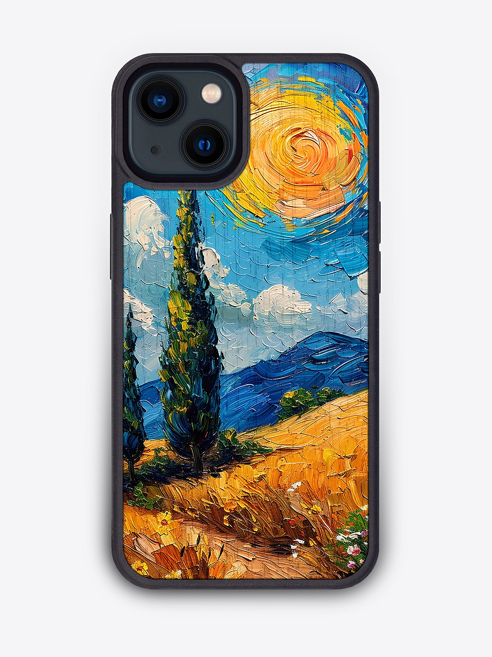 Деревянный чехол с цветной печатью "Тоскана" для iPhone 13