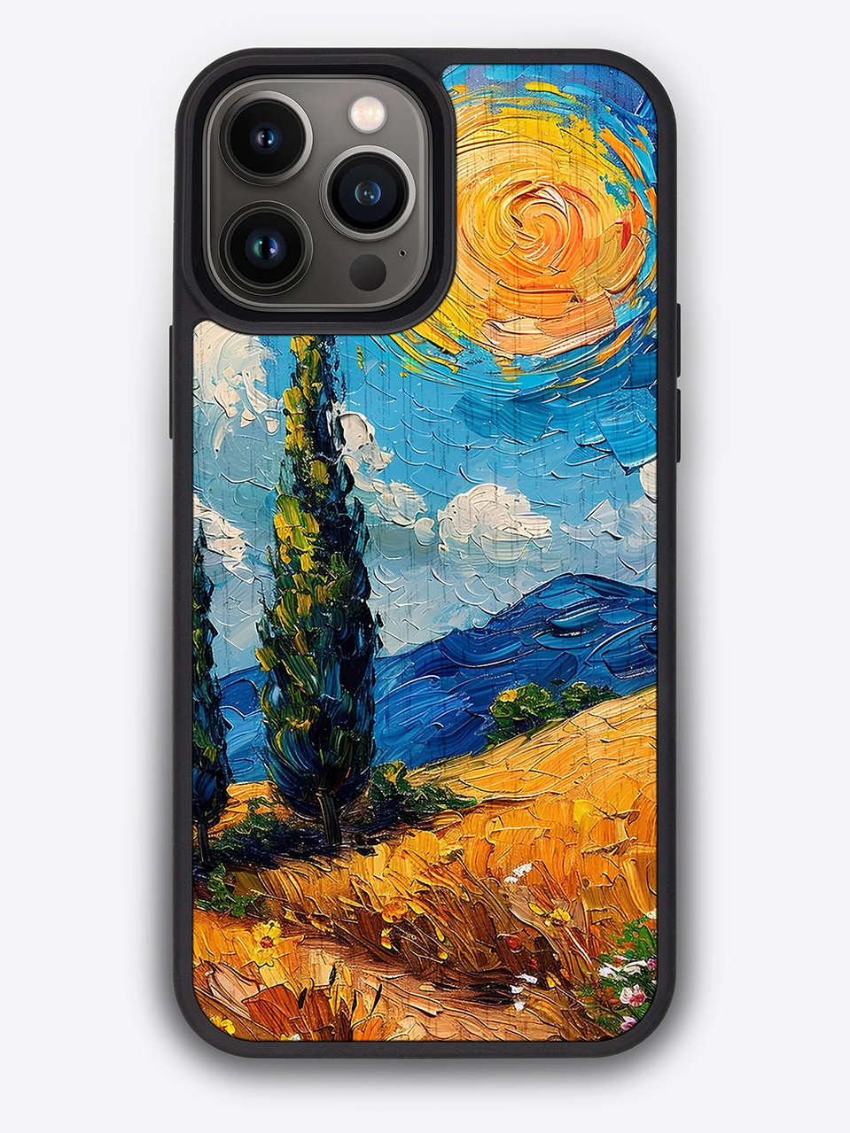 Деревянный чехол с цветной печатью "Тоскана" для iPhone 13 Pro Max