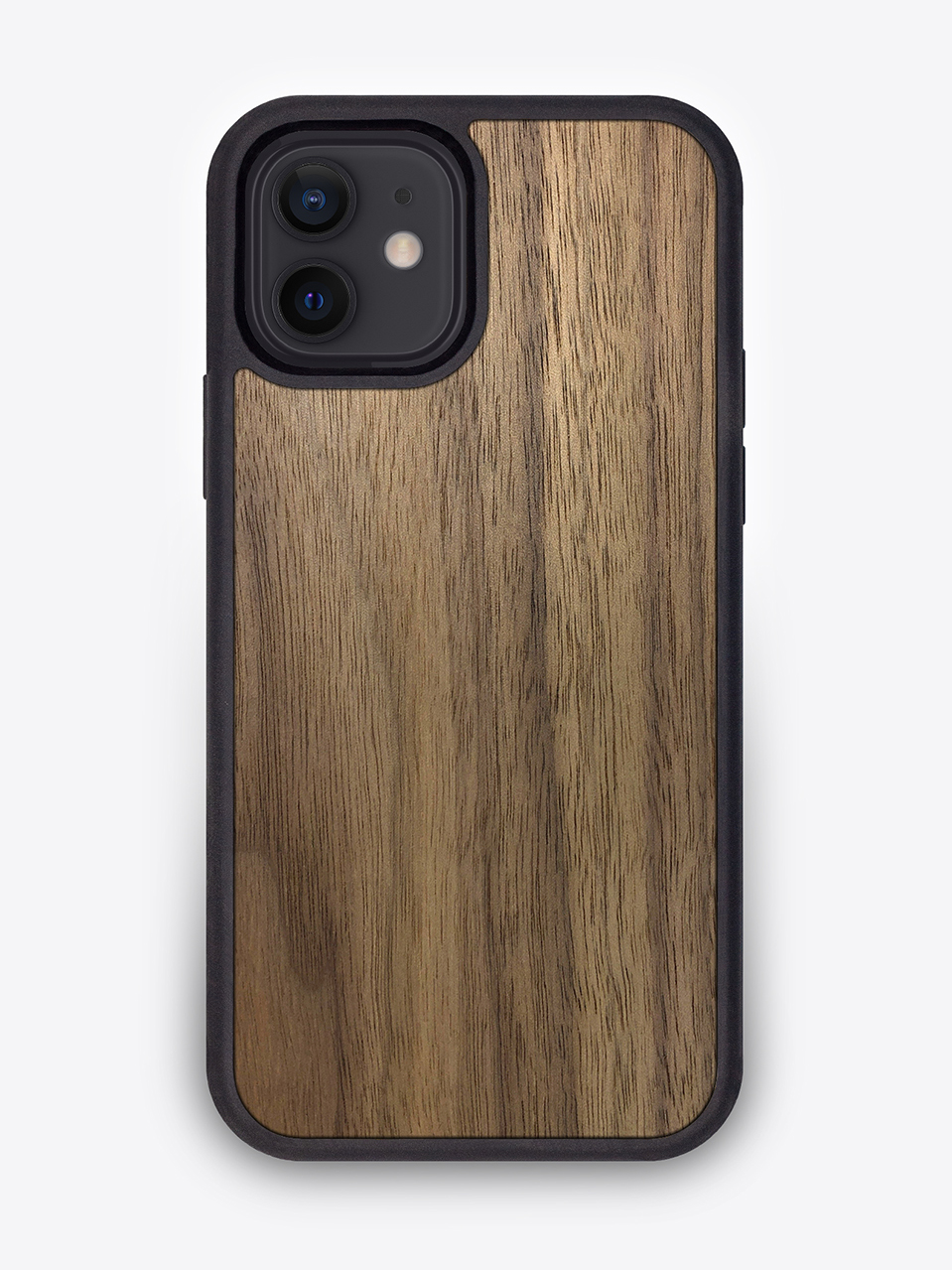 Деревянный чехол "Американский орех" для iPhone 12