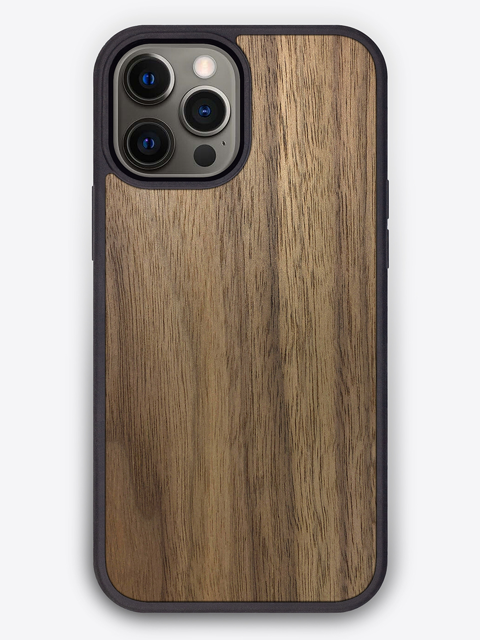 Деревянный чехол "Американский орех" для iPhone 12 Pro Max